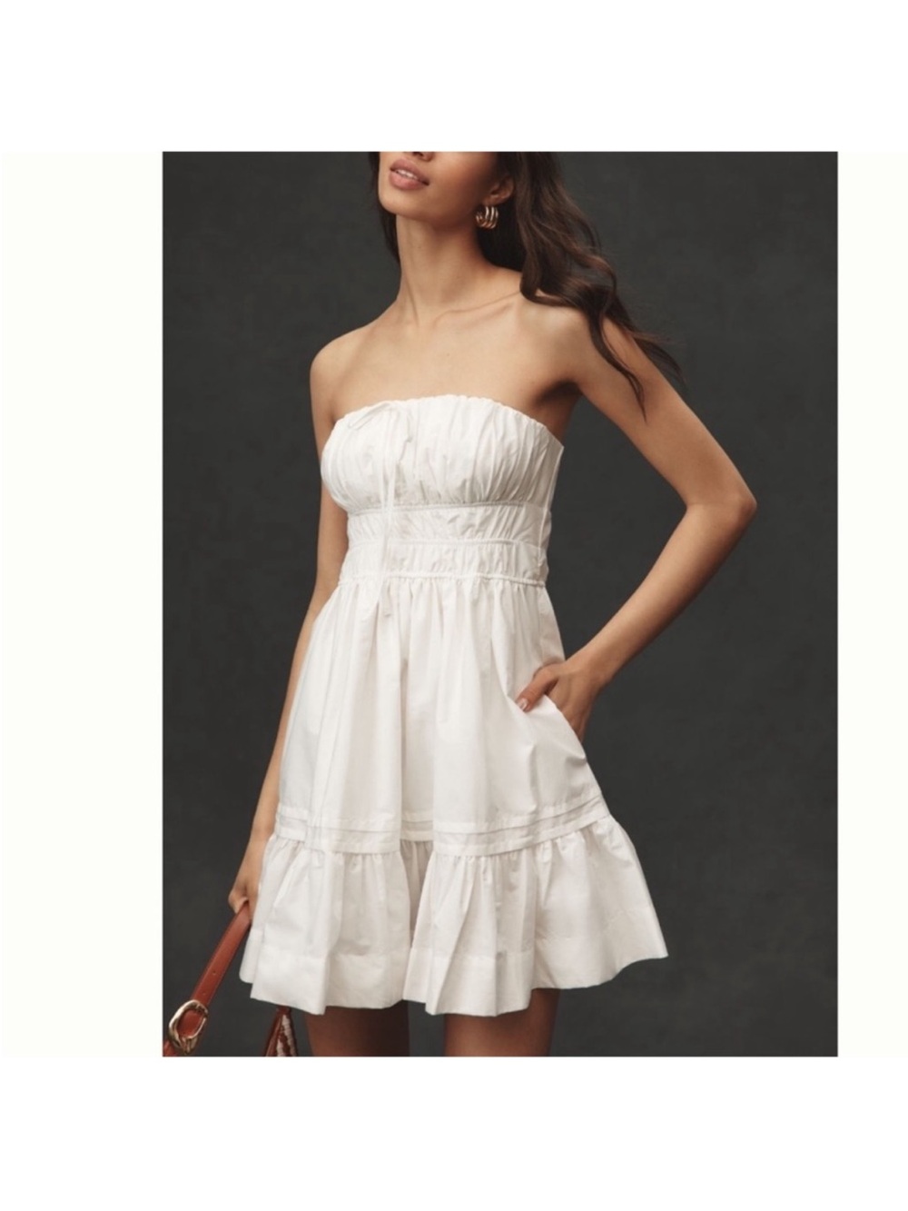 NWT anthropologie somerset strapless mini dress